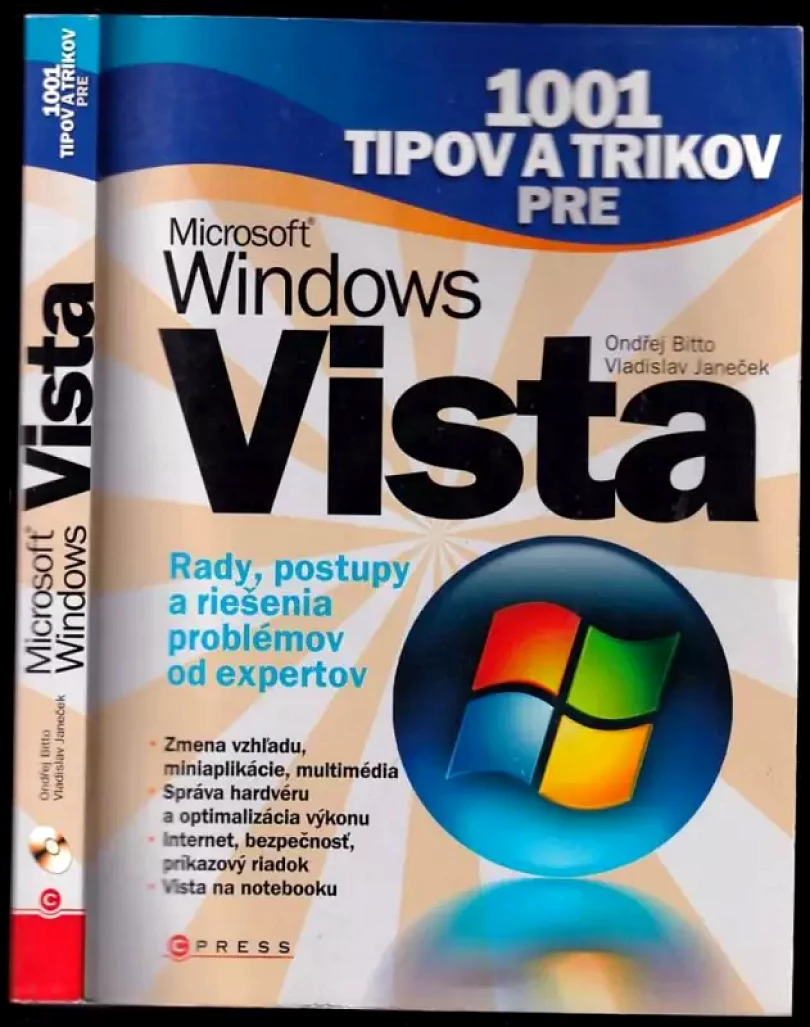 1001 tipov a trikov pre Microsoft Windows Vista - BEZ CD (Ondřej Bitto, 2007)