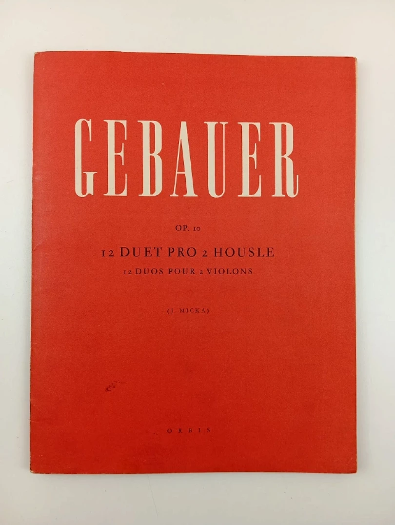 Levně 12 duet pro 2 housle (Josef Ladislav Micka, 1950)
