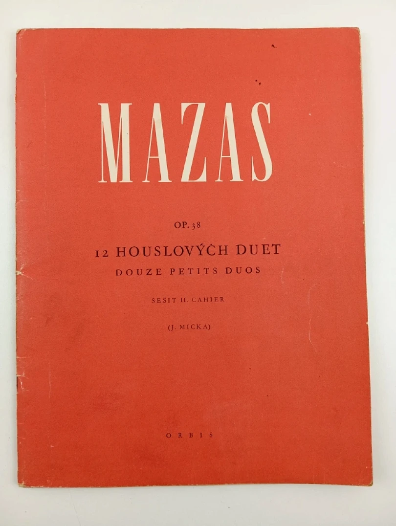 Levně 12 houslových duet (Jacques Féréol Mazas, 1950)