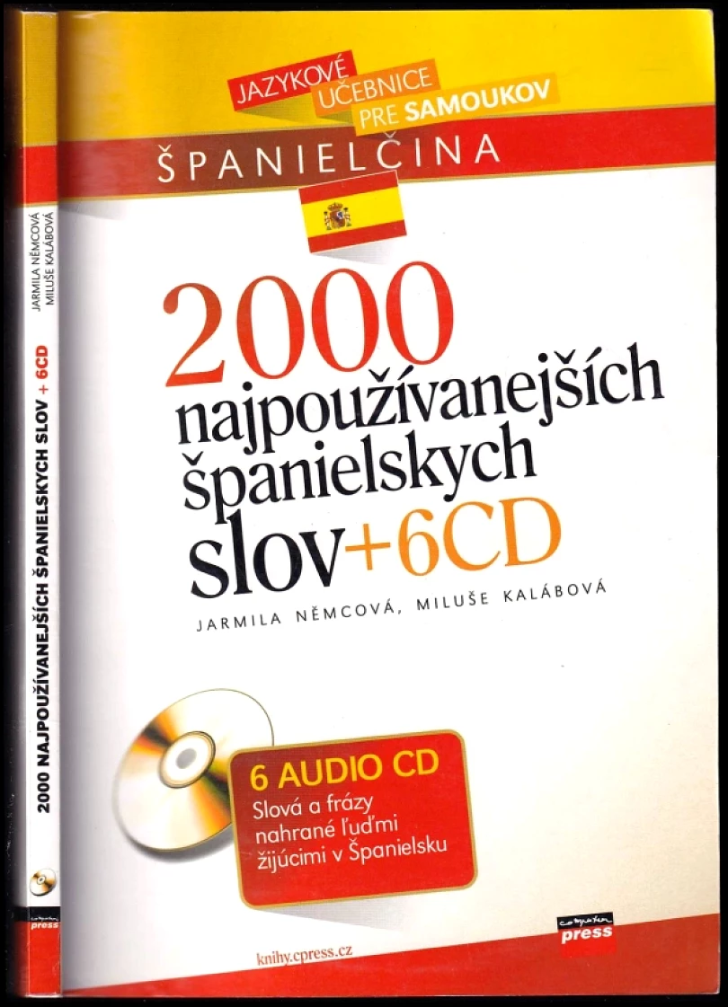 Levně 2000 najpoužívanějších španielskych slov (Jarmila Němcová, 2006)