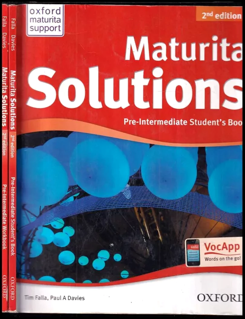 Levně 2X Maturita solutions Pre-intermediate: Workbook + Student's Book + CD (Tim Falla, 2012)