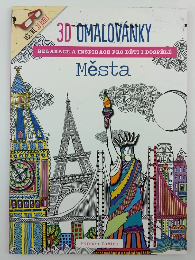 3D omalovánky Města- CHYBÍ 3D BRÝLE (Hannah Davies, 2015)