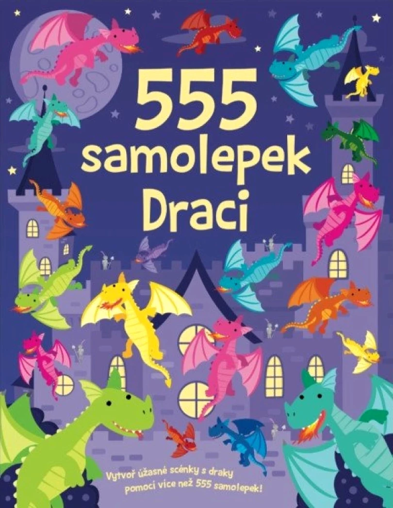 Levně 555 samolepek Draci (, 2025)