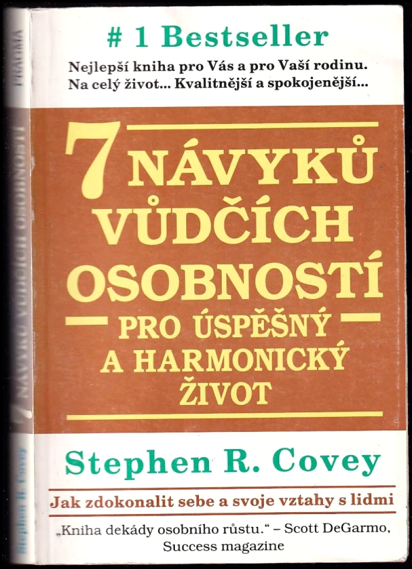 7 návyků vůdčích osobností pro úspěšný a harmonický život (Stephen R Covey, 1994)