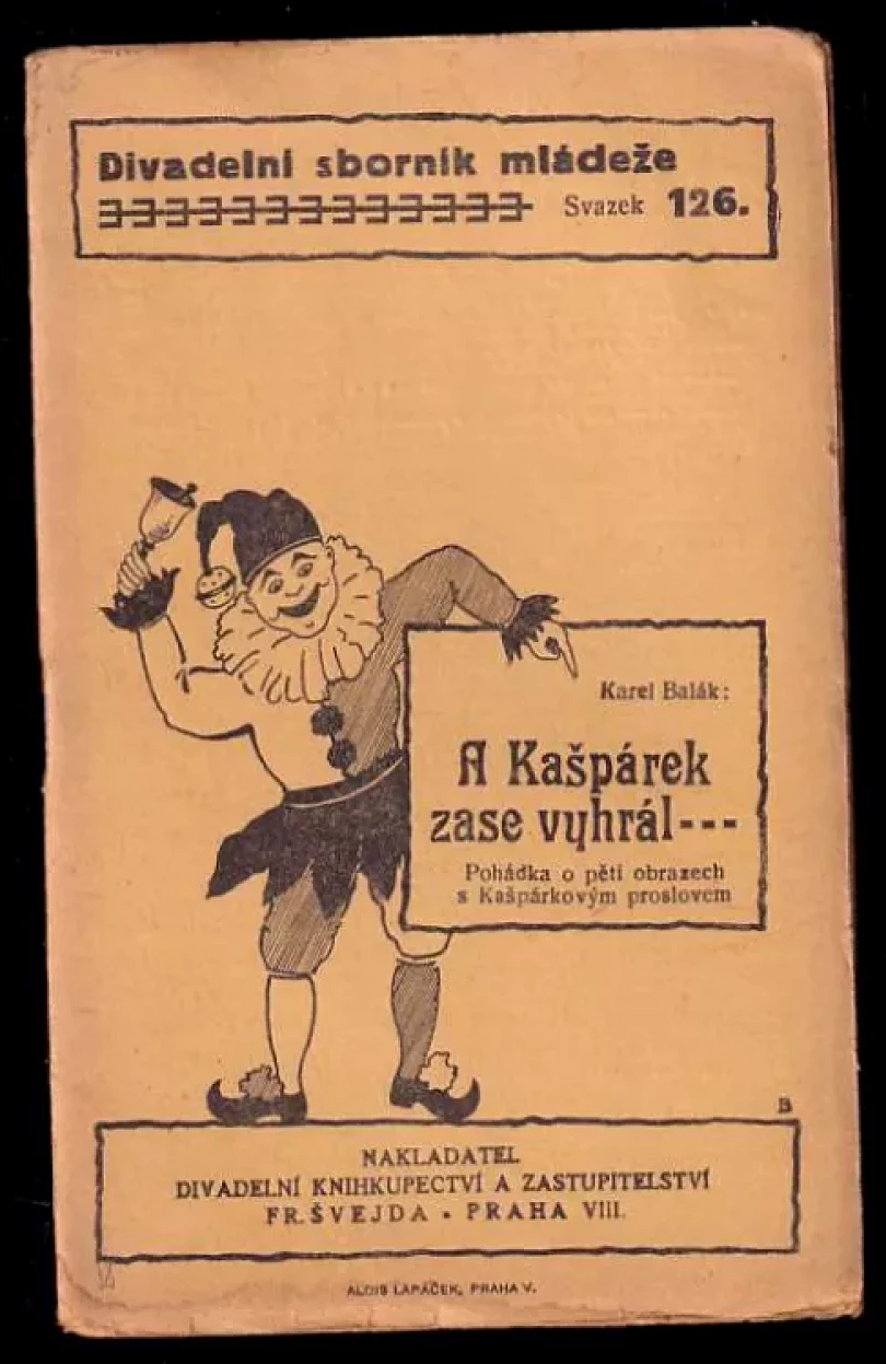 Levně A Kašpárek zase vyhrál (Karel Balák, 1930)
