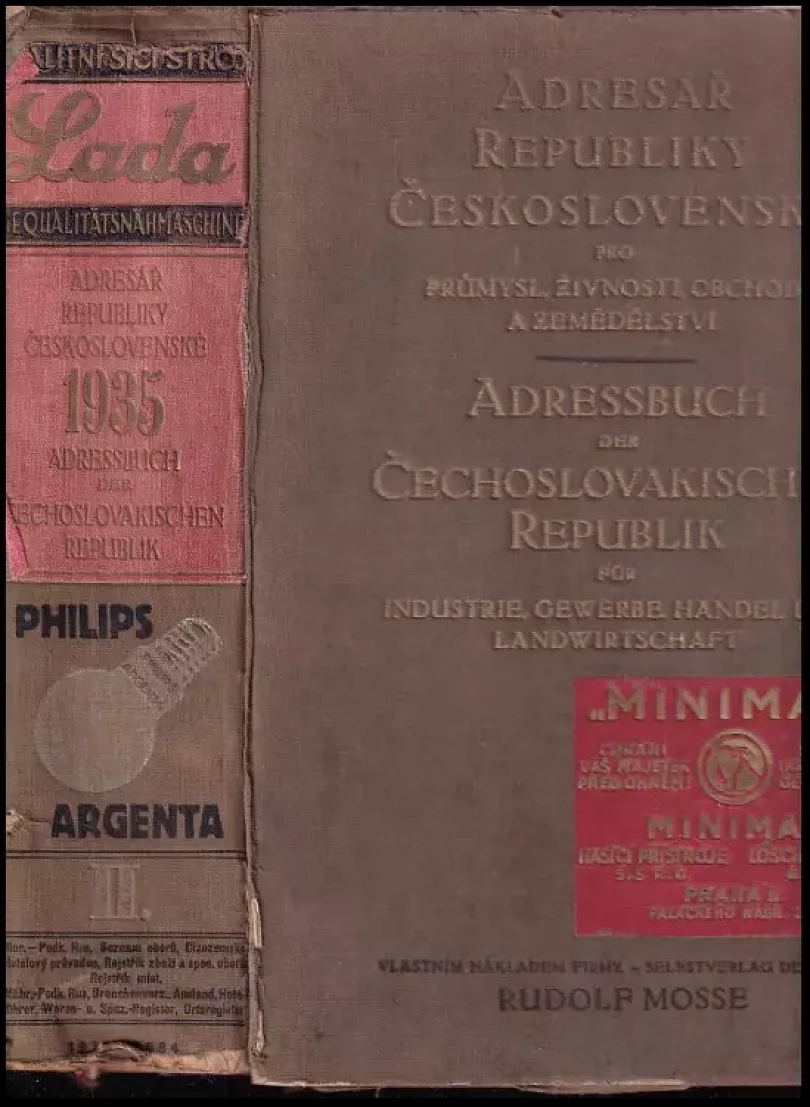 Adresář republiky Československé pro průmysl, živnosti, obchod a zemědělství (, 1935)