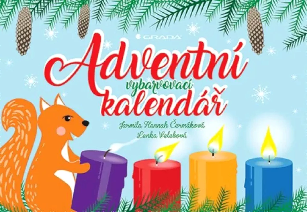 Adventní vybarvovací kalendář (Hannah Čermáková, 2019)