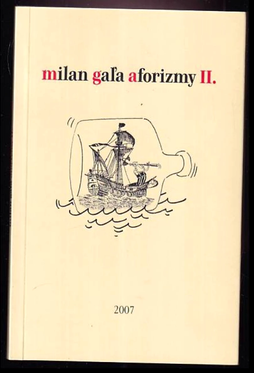Levně Aforizmy (Milan Gaľa, 2007)