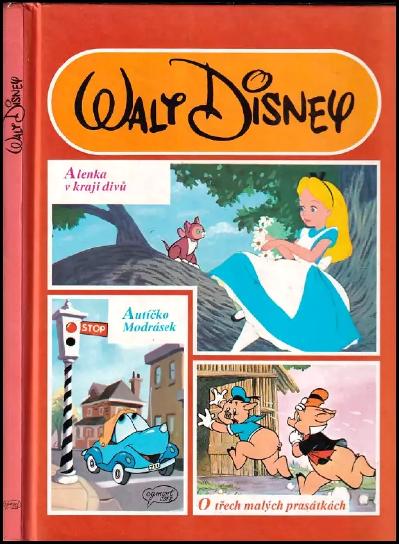 Levně Alenka v kraji divů ; Autíčko Modrásek ; O třech malých prasátkách (Walt Disney, 1991)