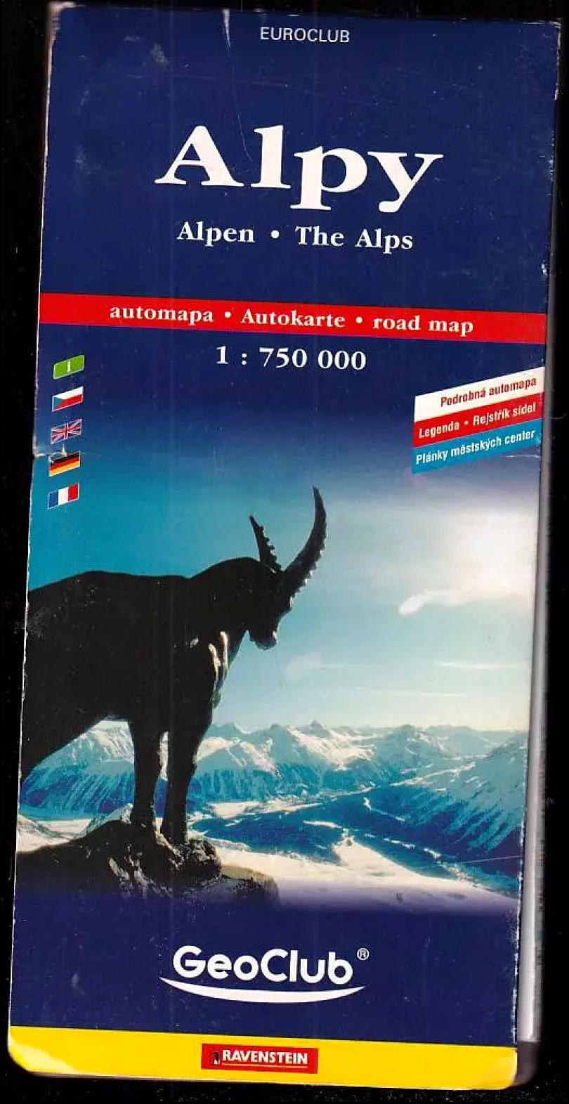 Levně Alpy automapa 1 : 750 000 (, 2000)