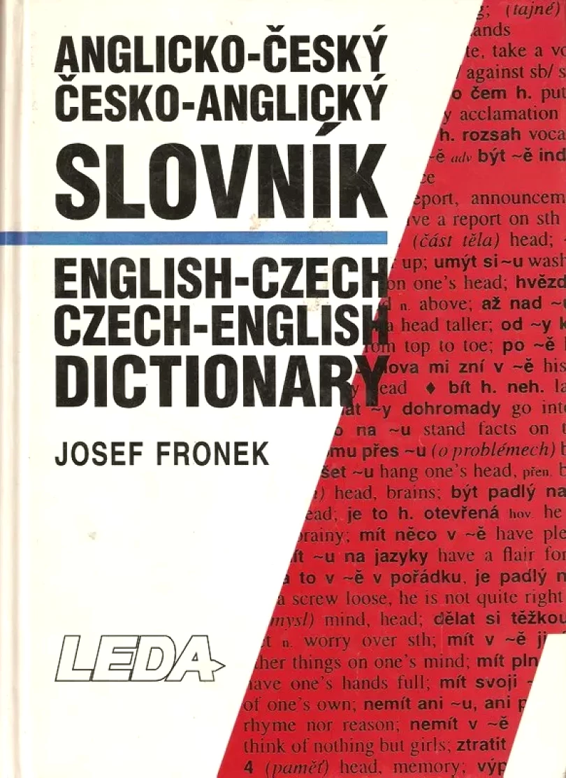 Anglicko-český a česko-anglický slovník (Josef Froněk, 1999)