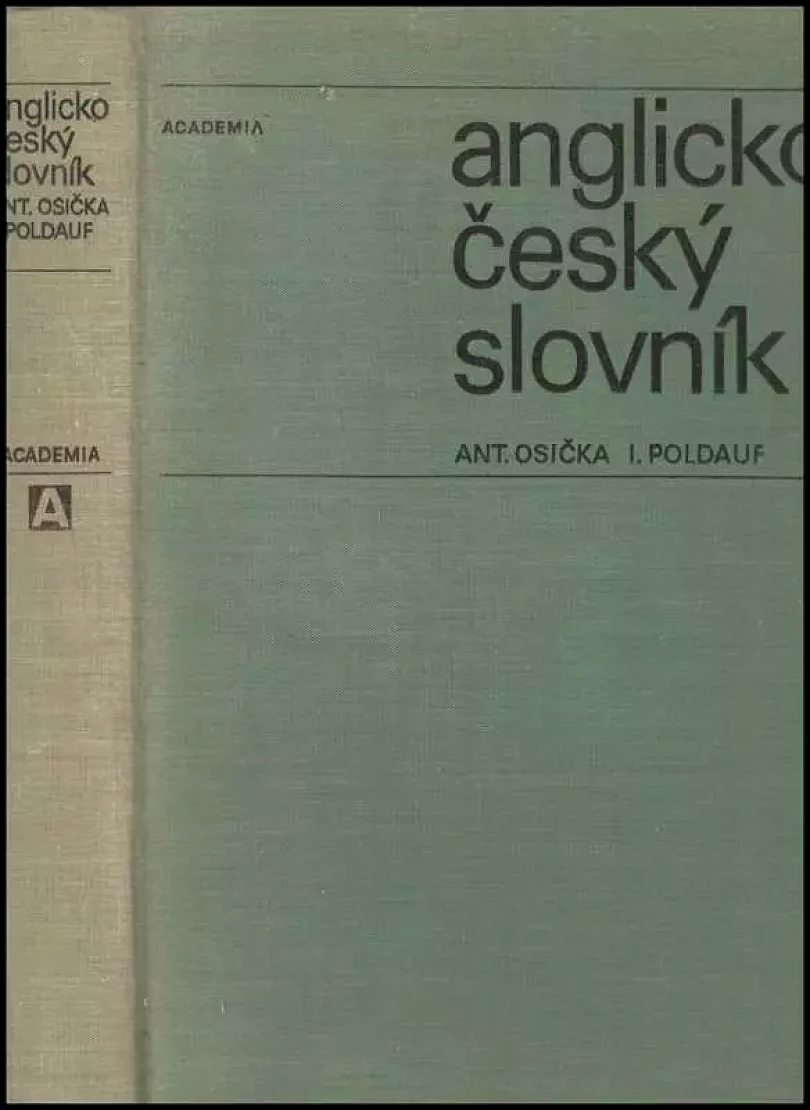 Anglicko-český slovník (Ivan Poldauf, 1970)