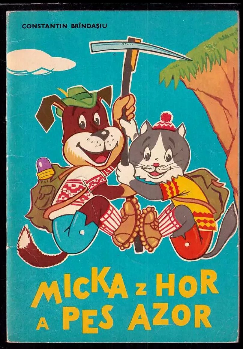 Anička z hor a pes Azor - omalovánky (Constantin Brîndaşiu, 1970)