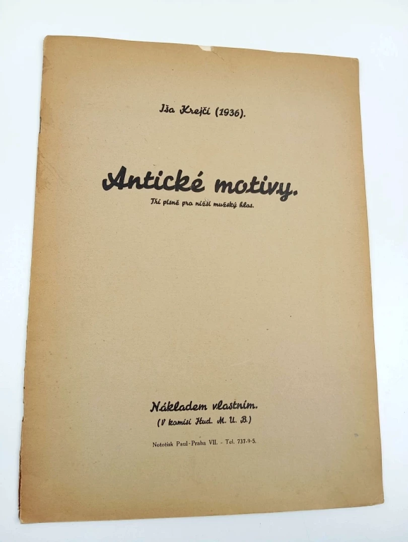 Levně Antické motivy - AUTORSKÁ DEDIKACE IŠA KREJČÍ (Iša Krejčí, 1948)