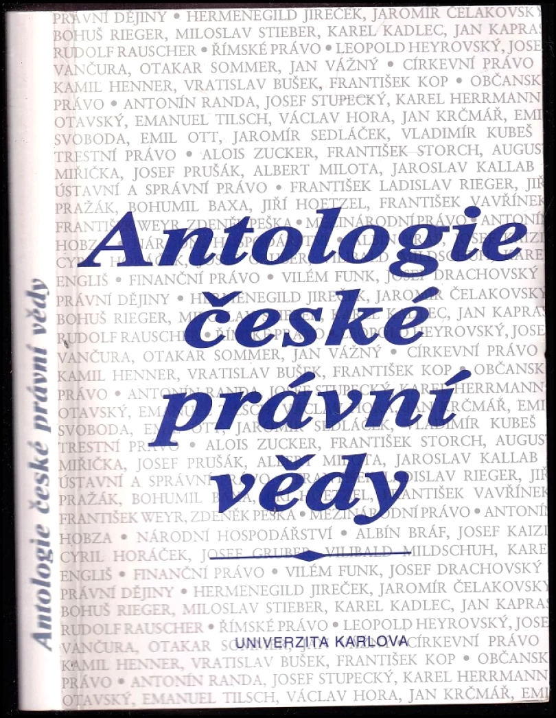 Levně Antologie české právní vědy (, 1993)