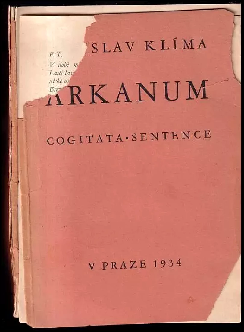 Levně Arkanum (Ladislav Klíma, 1934)