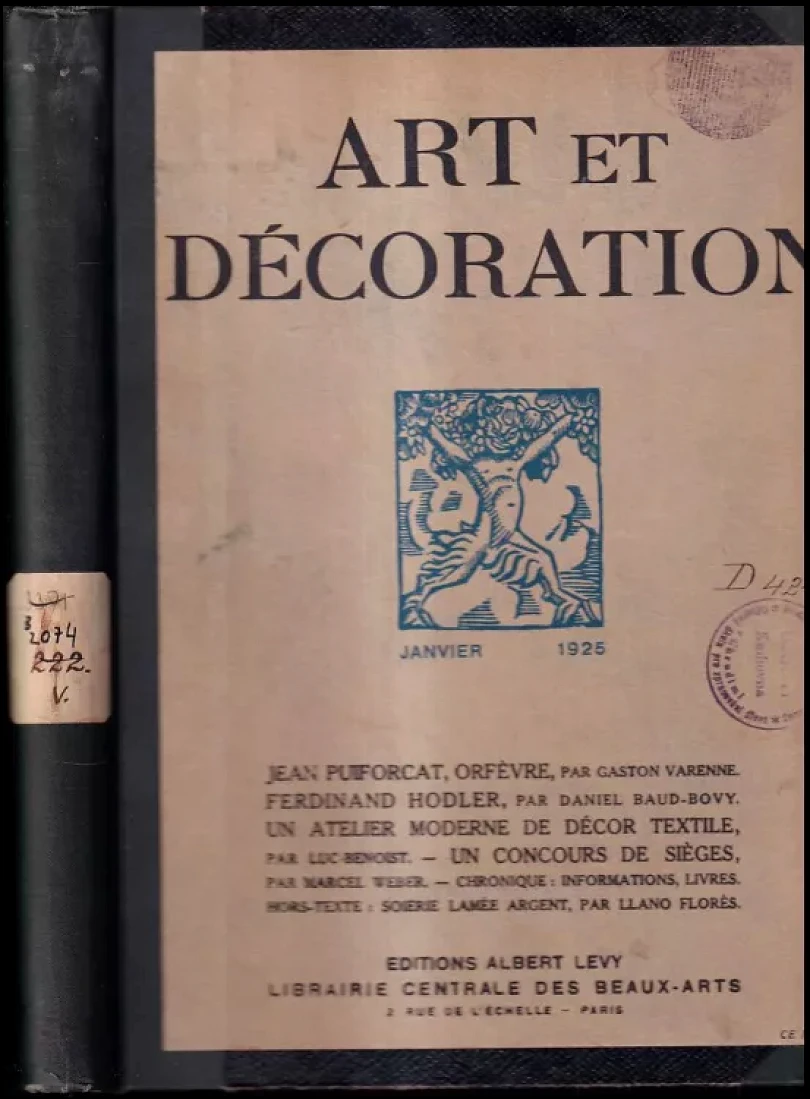 Levně Art et décoration Janvier-Juin 1925 (Albert Lévy, 1925)