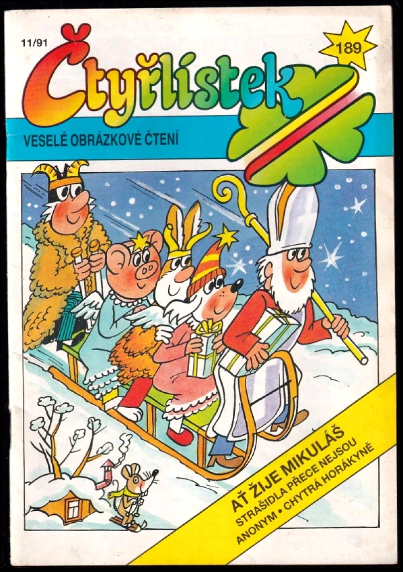 At žije Mikuláš! - Čtyřlístek 189 (Ljuba Štíplová, 1991)