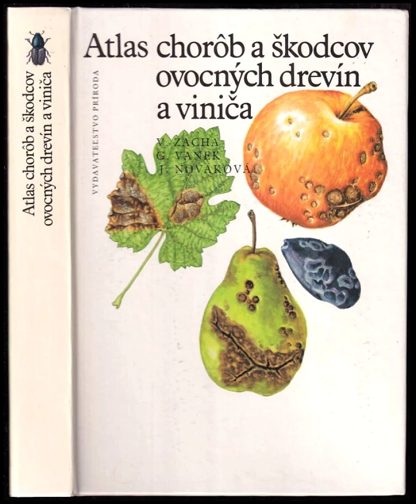 Levně Atlas chorôb a škodcov ovocných drevín a viniča (Vladimír Zacha, 1989)