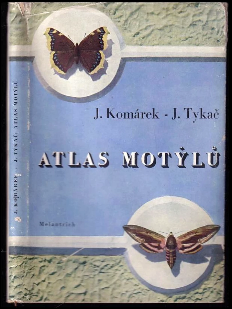 Levně Atlas motýlů (Julius Komárek, 1949)