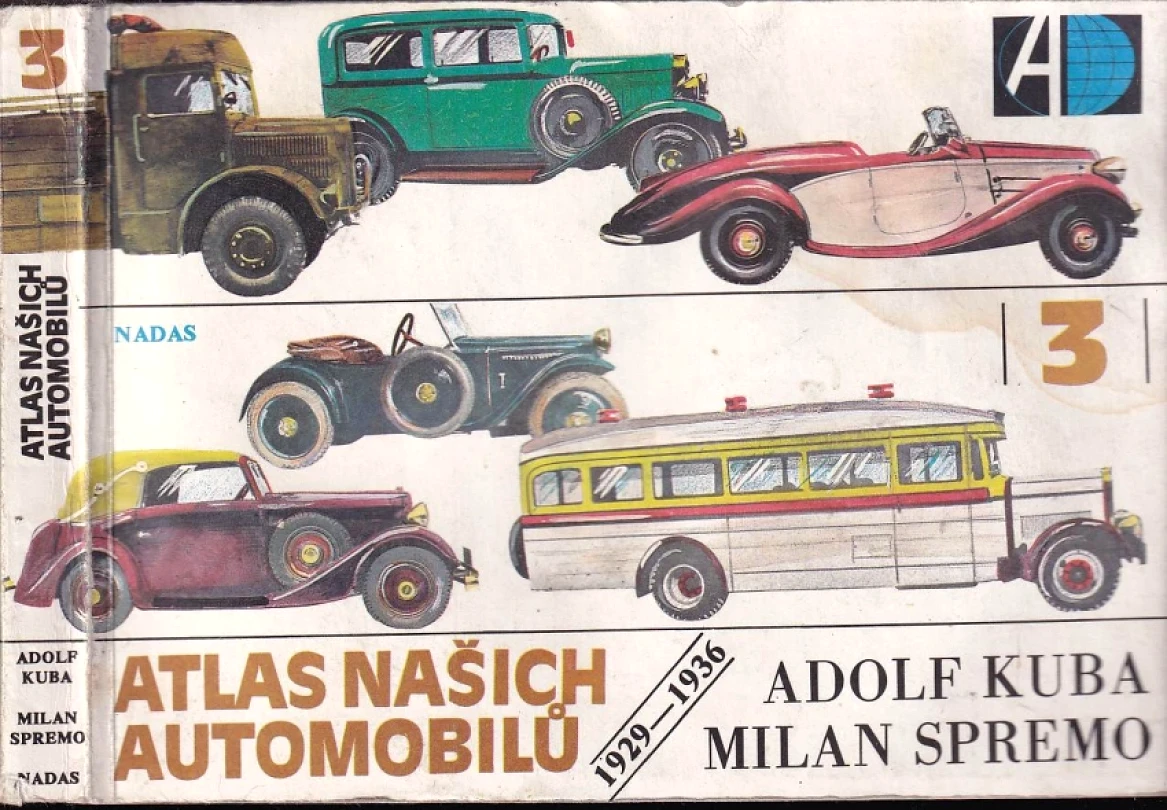 Levně Atlas našich automobilů (Adolf Kuba, 1989)
