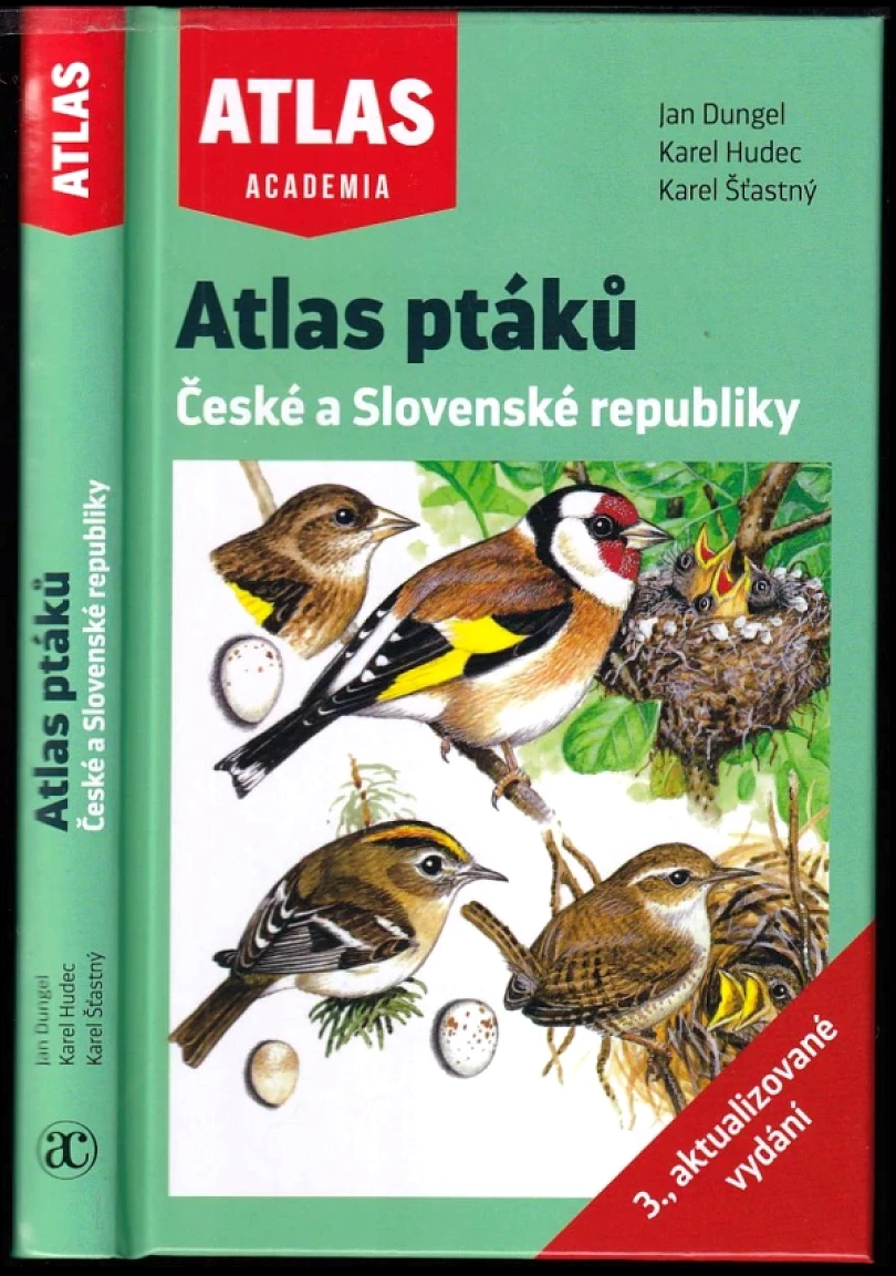 Atlas ptáků České a Slovenské republiky (Jan Dungel, 2021)