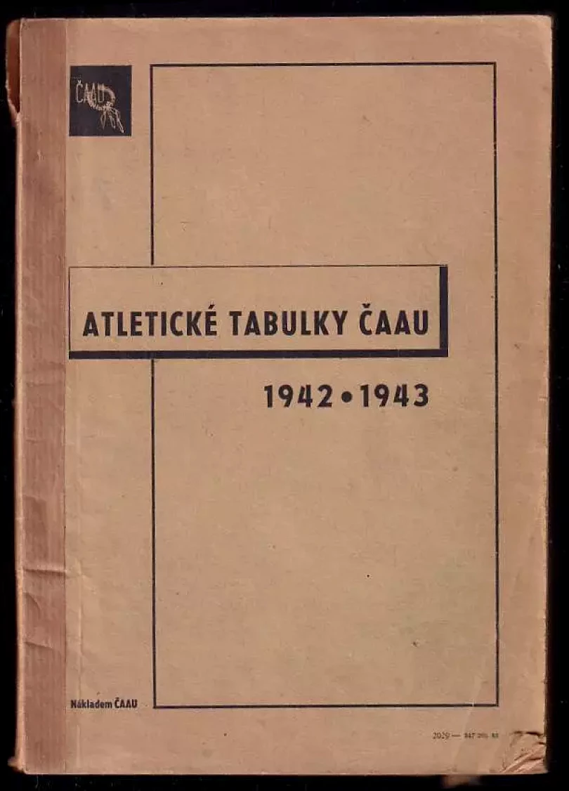 Atletické tabulky ČAAU 1942-1943 (, 1943)