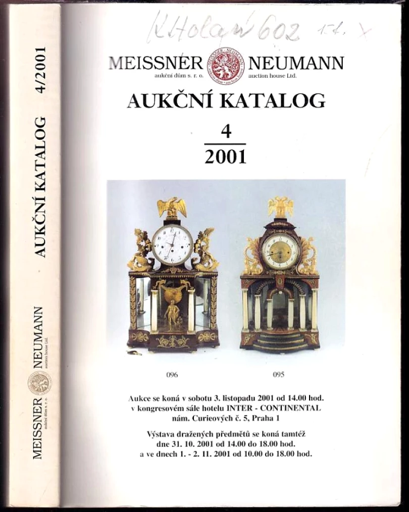 Levně Aukční katalog 4/2001 (Albrecht <<z >>Valdštejna, 2001)
