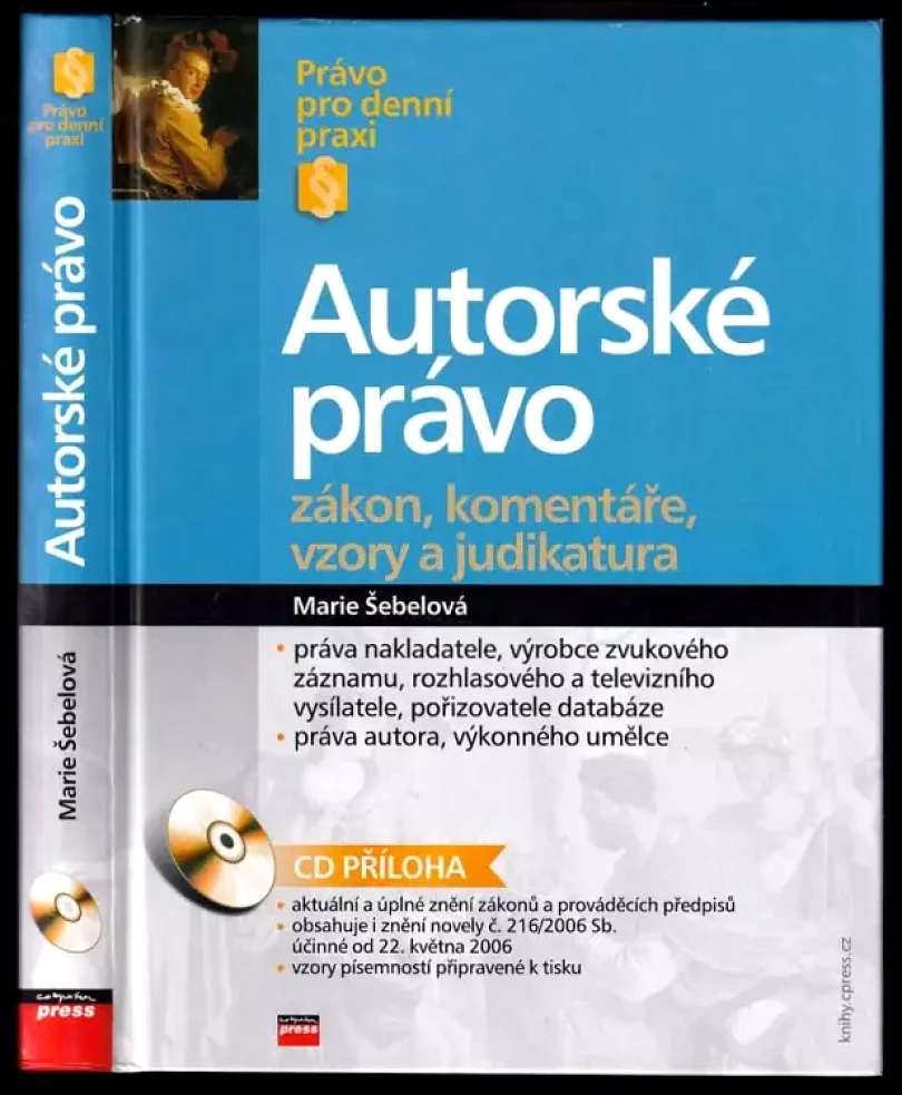 Autorské právo + CD (Marie Šebelová, 2006)