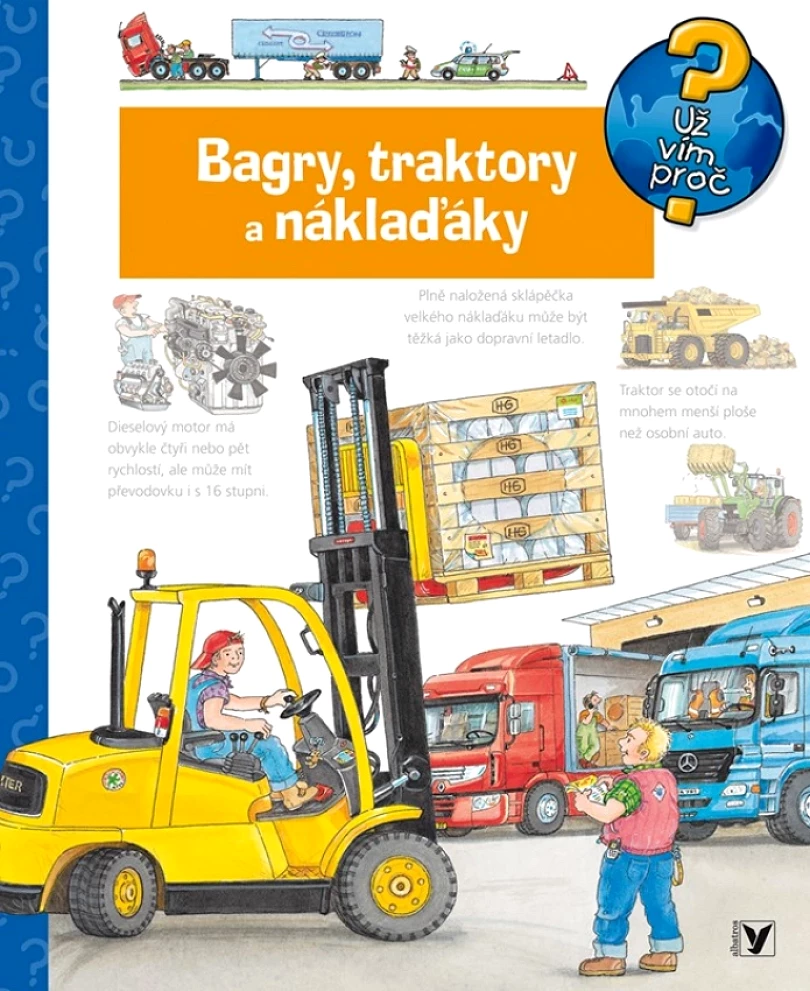 Levně Bagry, traktory a náklaďáky (Andrea Erne, 2024)