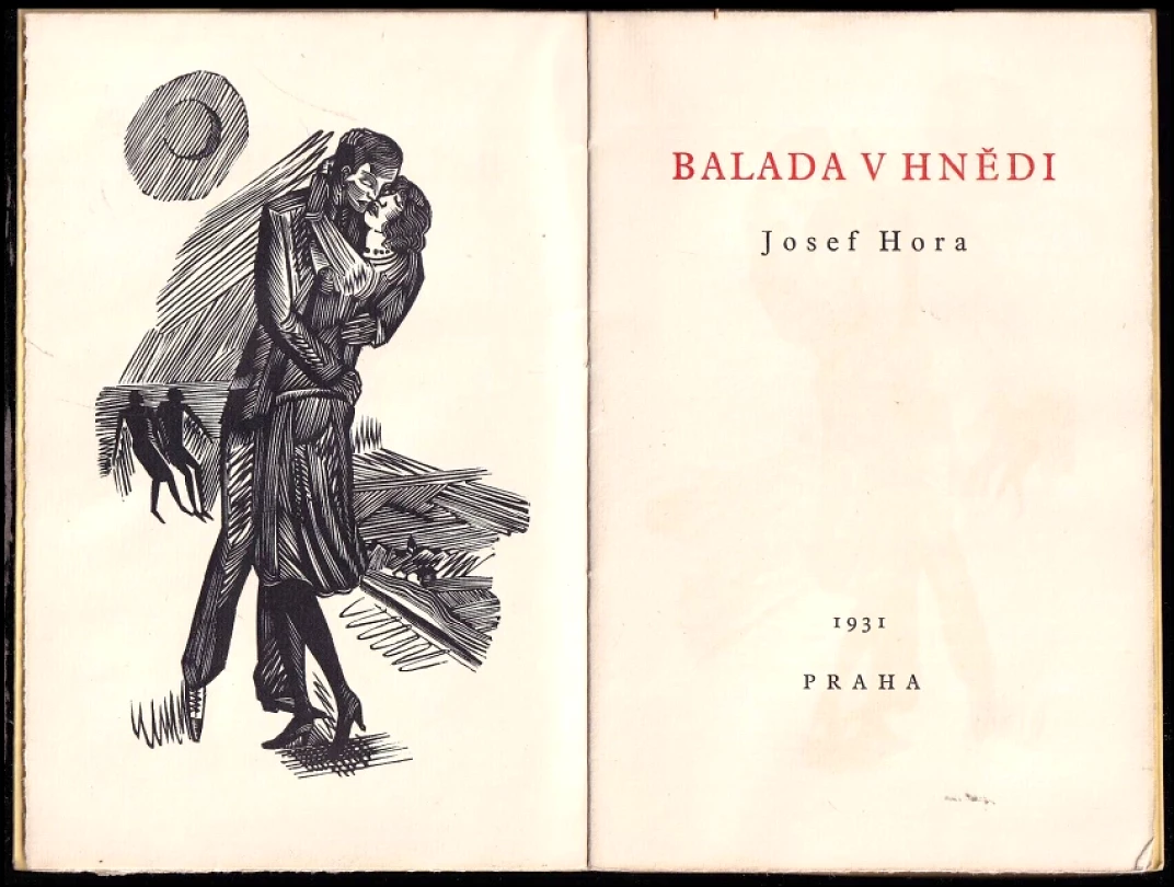 Balada v hnědi - PODPIS JOSEF HORA A VÁCLAV MAŠEK (Josef Hora, 1931)