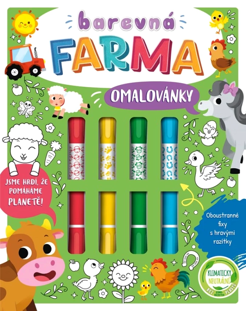 Levně Barevná farma omalovánky (Moss Stephanie, 2025)
