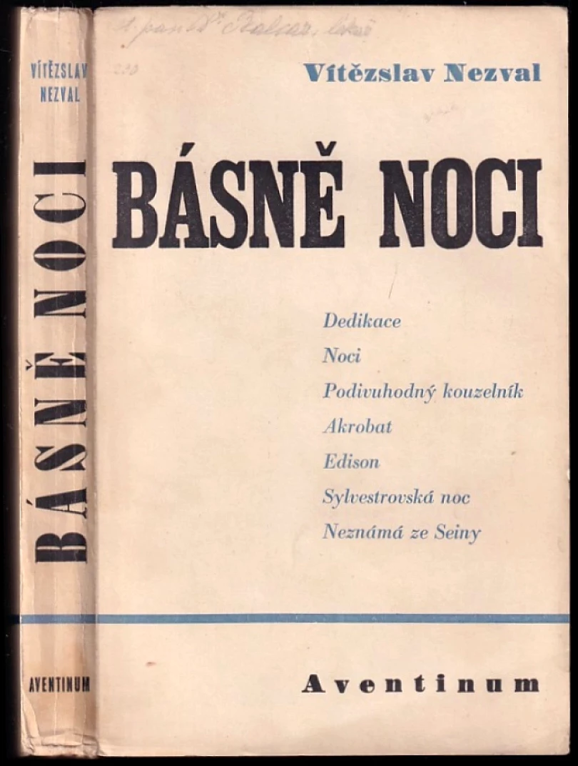 Básně noci (Vítězslav Nezval, 1930)