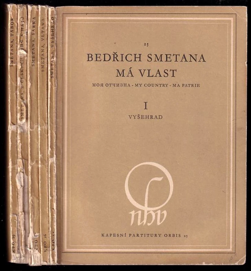 Bedřich Smetana: Má vlast I.-V. díl Vyšehrad + Vltava + Šárka + Z českých luhů a hájů + Tábor (Bedřich Smetana, 1949)
