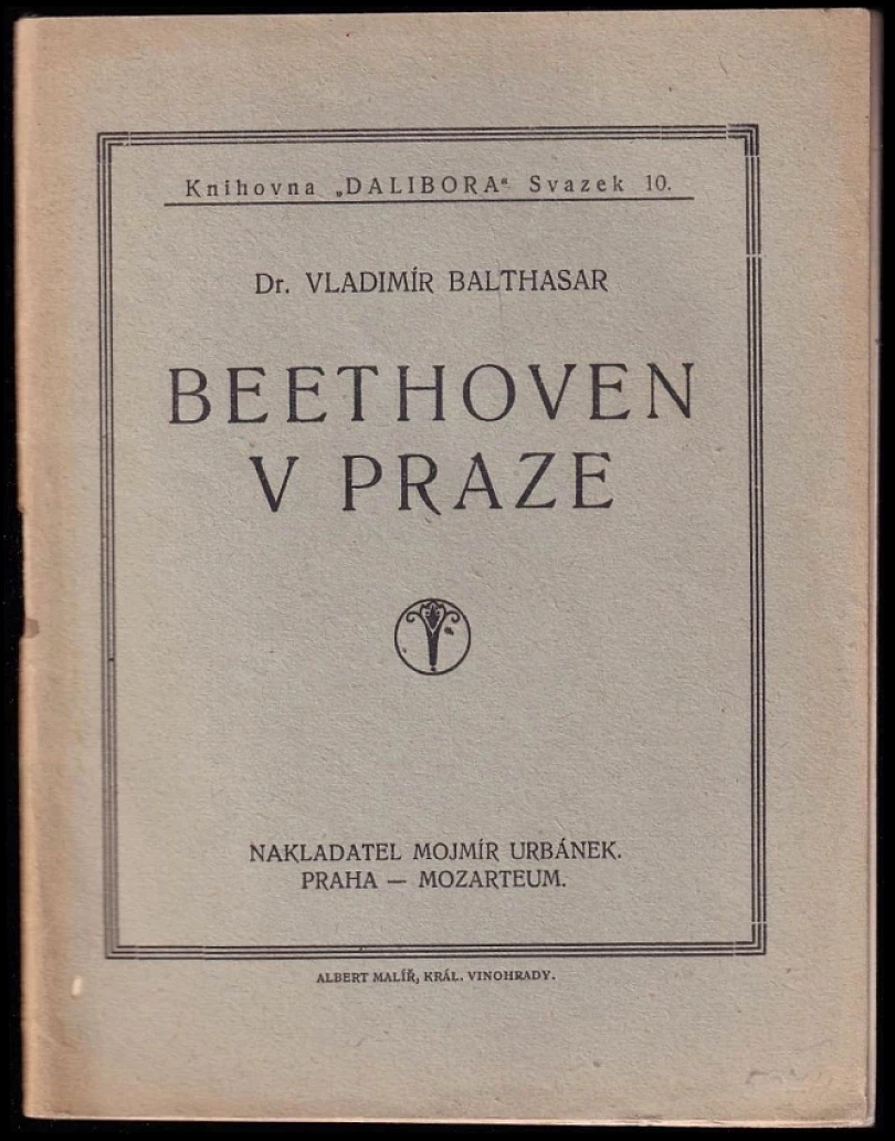Beethoven v Praze (Vladimír Balthasar, 1921)