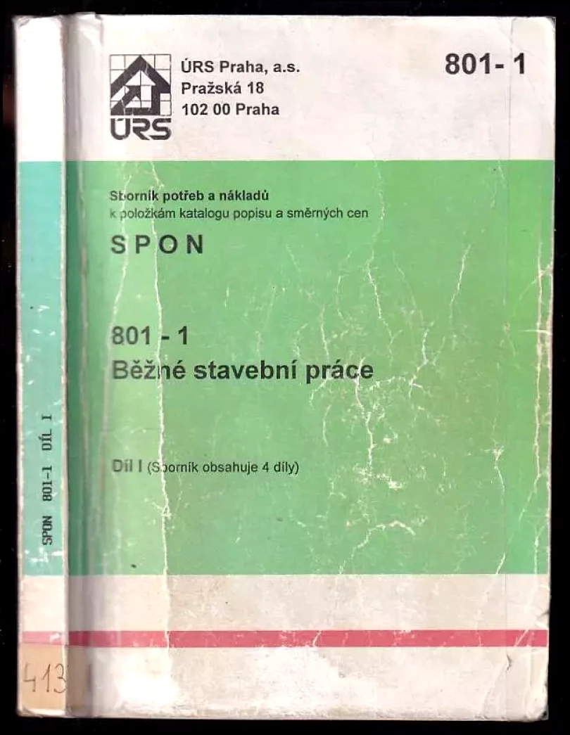 Levně Běžné stavební práce - Díl I. (, 1995)