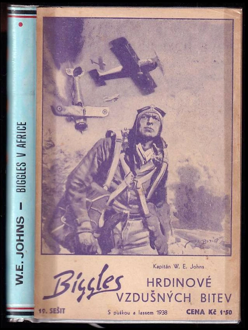 Levně Biggles v Africe XEROX KNIHY (William Earl Johns, 1939)