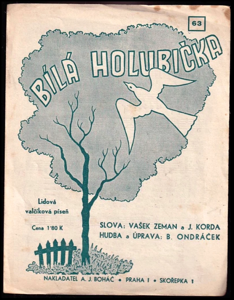 Levně Bílá holubička (J Korda, )