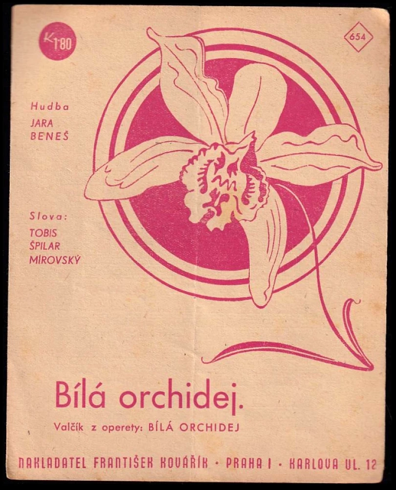 Levně Bílá orchidej (Jára Beneš, 1943)