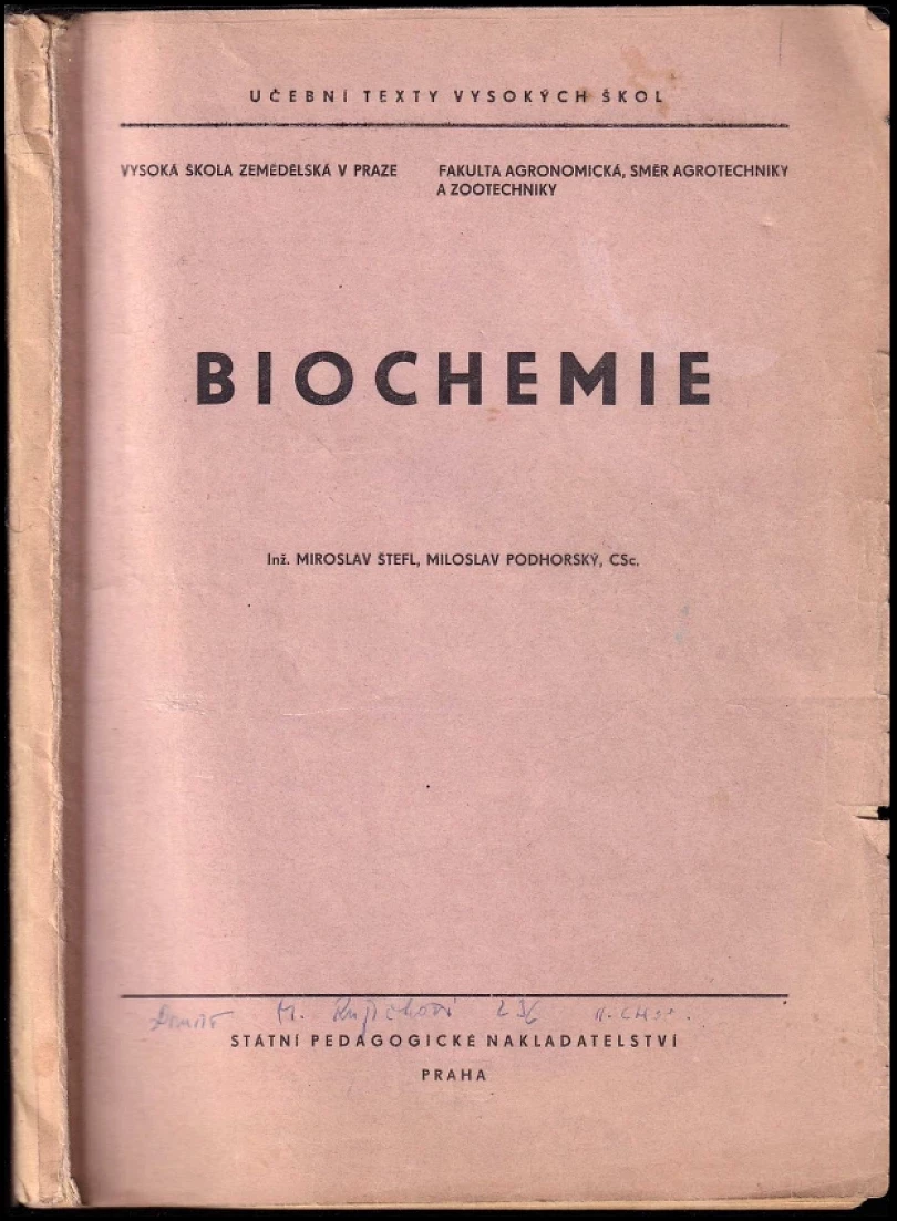 Biochemie (Miloslav Podhorský, 1964)