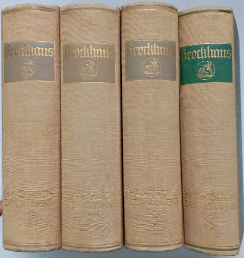 Brockhaus- Handbuch des Wissens in vier Bänden : Díl 1-4 (, 1923)