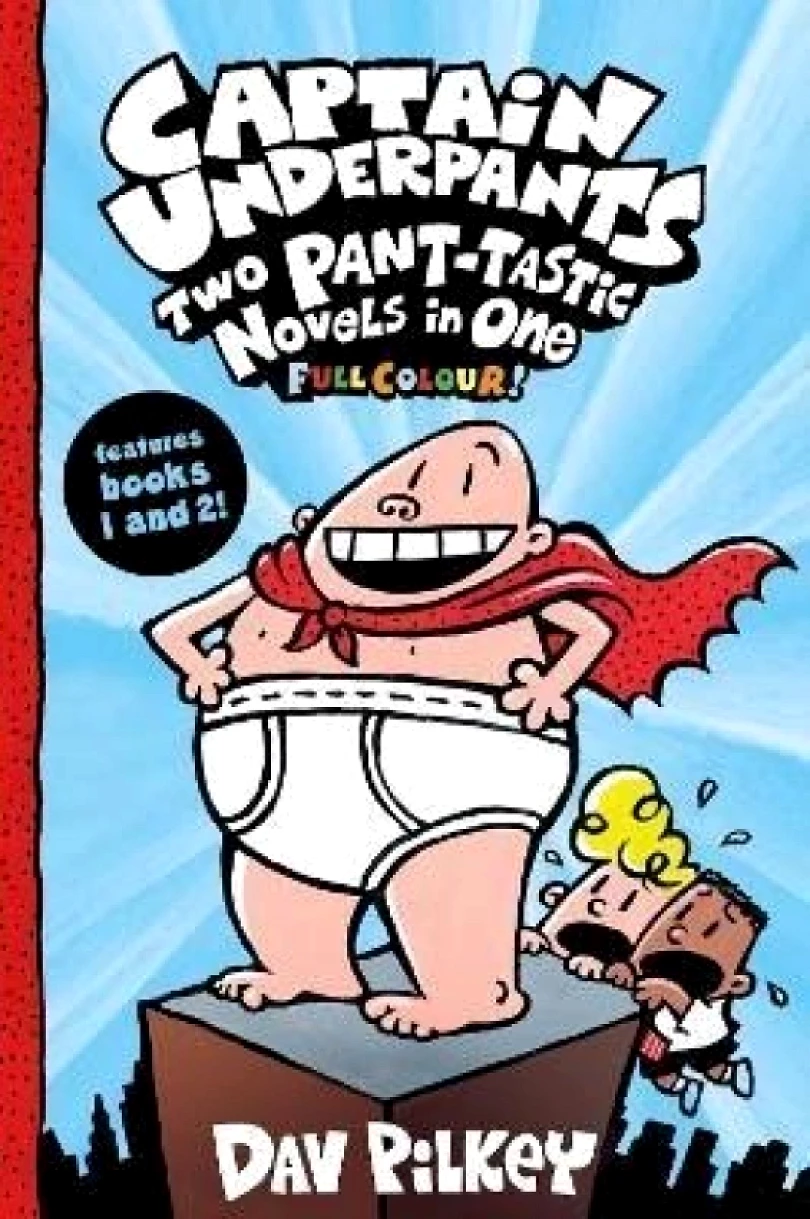 Levně Captain Underpants: Two Pant-tastic Novels in One (Full Colour!) (Dav Pilkey, 2020)
