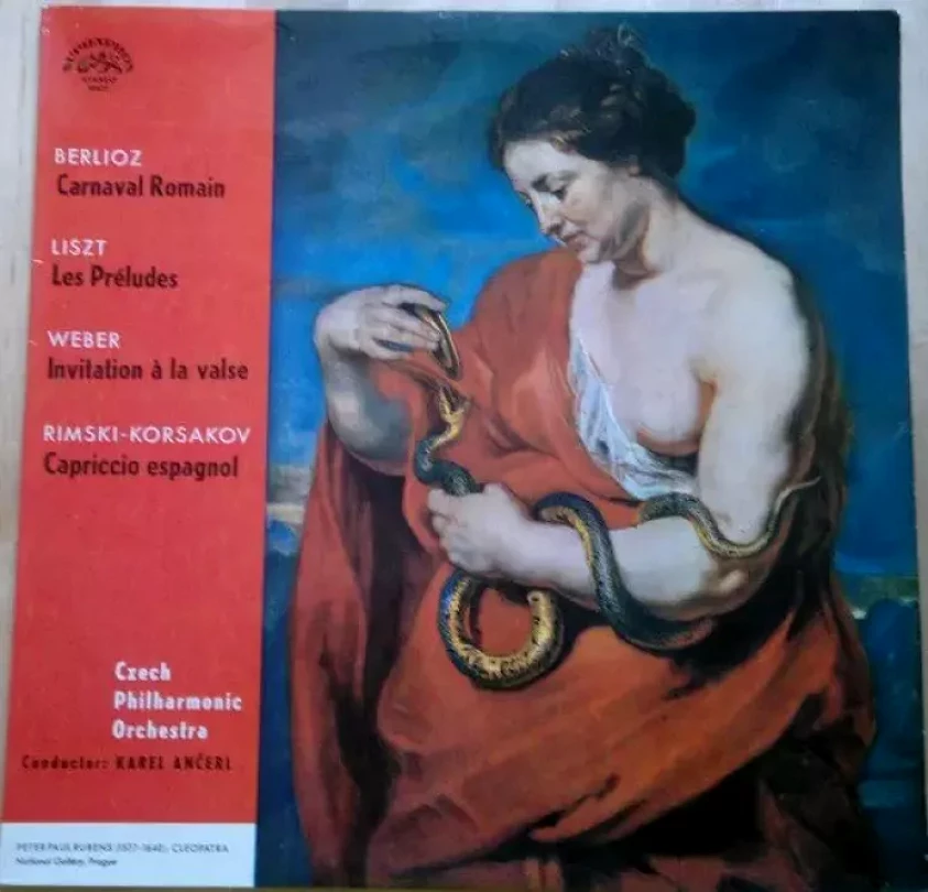 Levně Carnaval Romain / Les Préludes / Invitation À La Valse / Capriccio Espagnol (The Czech Philharmonic Orchestra, 1977)