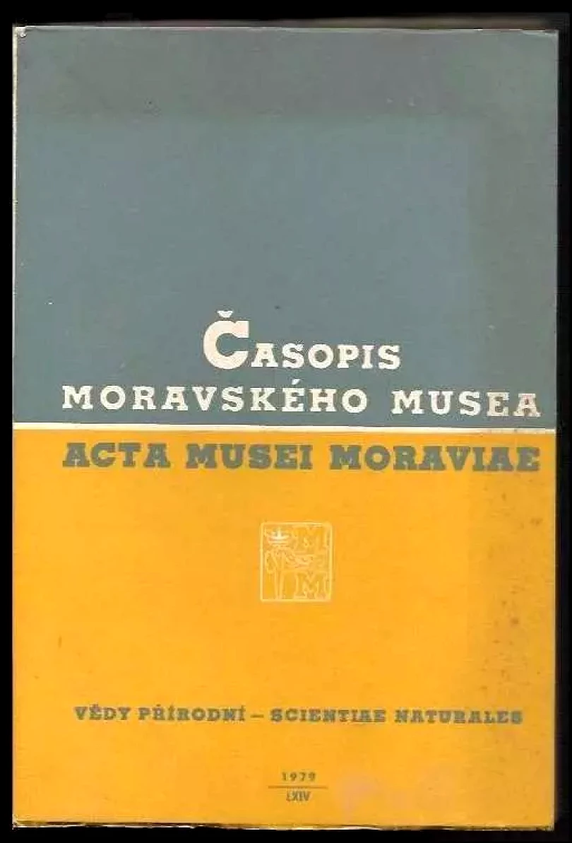 Časopis Moravského musea v Brně. Vědy přírodní (Věra Hochmanová, 1950)