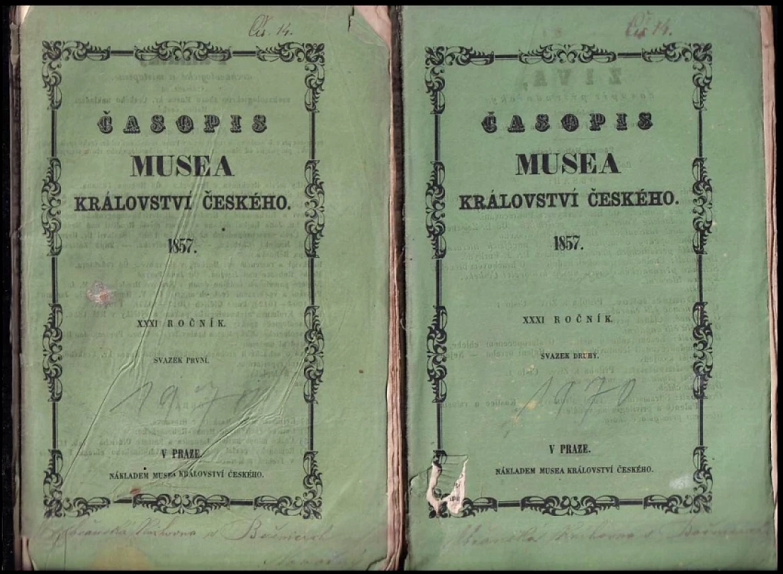 Levně Časopis musea království českého 1857 ve 2 svazcích (, 1857)