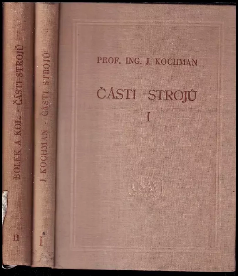 Levně KOMPLET Josef Kochman 2X Části strojů + Části strojů (Josef Kochman, 1956)