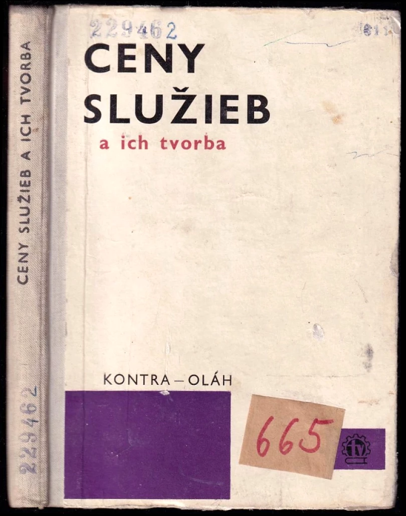 Levně Ceny služieb a ich tvorba (Michal Oláh, 1967)