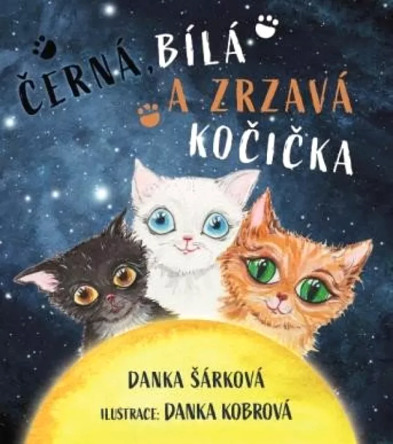Levně Černá, bílá a zrzavá kočička (Danka Šárková, 2023)