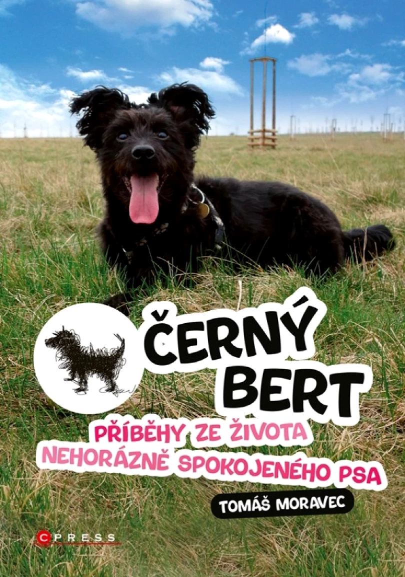 Levně Černý Bert - příběhy ze života nehorázně spokojeného psa (Moravec Tomáš, 2023)