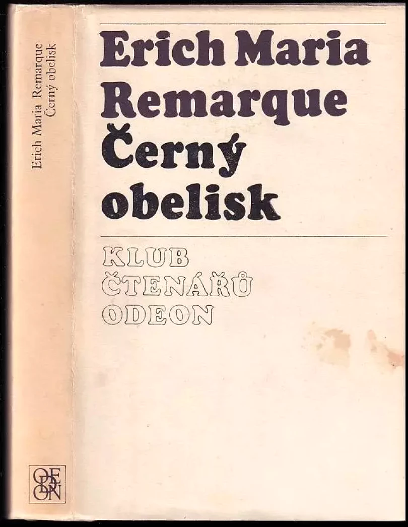Levně Černý obelisk (Erich Maria Remarque, 1975)